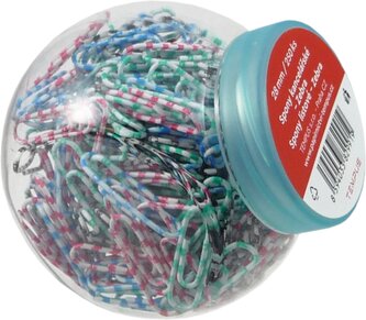 spony kancel.Tempus ZEBRA 28mm 250ks v dóze