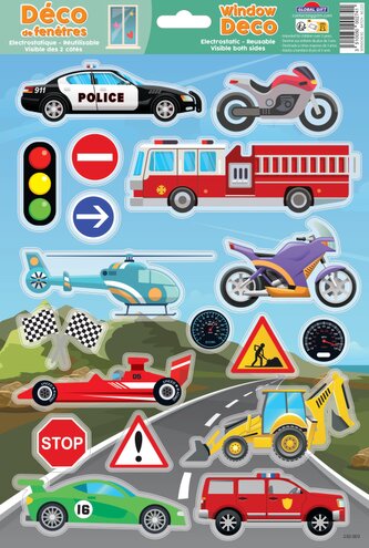 dekorace okenní GGW 230003 Vehicles