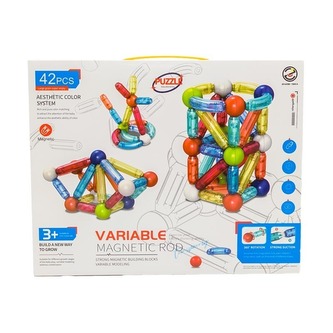 Klocki magnetyczne konstrukcyjne (42 elementy) 233312 HH POLAND Klocki magnetyczne konstrukcyjne (42 elementy) 233312 HH POLAND
