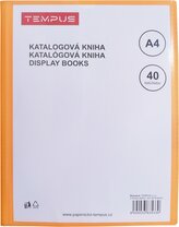 katalogová kniha  Tempus  40 listů oranžová