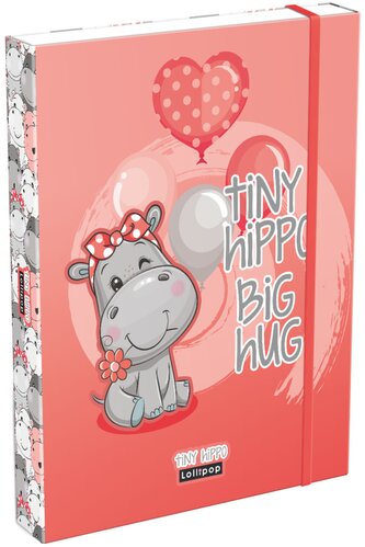 box na sešity A5 Lollipop Thiny Hippo 24 box na sešity A5 Lollipop Thiny Hippo 24