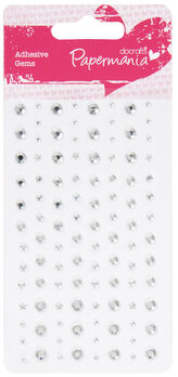 kamínky samolepící PMA 351409 104ks Silver