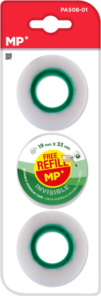 lepící páska 19 x 33 invisible bankovní 3ks PA508-01