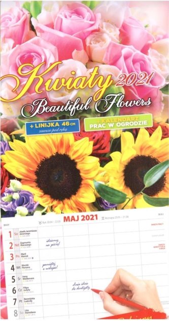 Kalendarz 2021 KPD-1 Kwiaty AVANTI