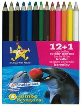 pastelky    Europen 1613 jumbo 12+1 - tuha 5,8 mm