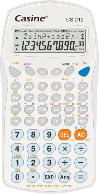 kalkulačka Casine CS-212 šedá
