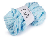 Pletací příze žinylková Soft 250 g - 1 ks - 6 modrá pomněnková