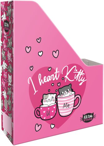 box na sešity skládací A4 Kittok Heart Kitty 24 box na sešity skládací A4 Kittok Heart Kitty 24