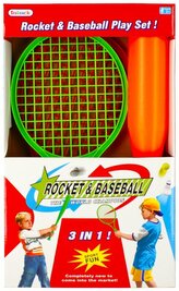 Rakietki plażowe z akcesoriami. Baseball 487441 MC