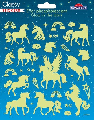 samol. GG CLS 215009 svítící ve tmě - Unicorns