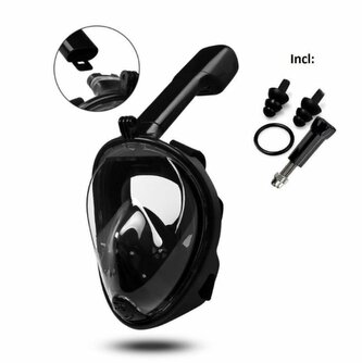 promo Maska do nurkowania czarna S/M GG0702