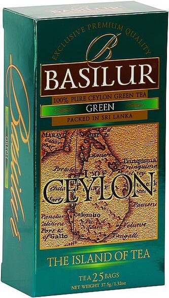 BASILUR Island of Tea Green nepřebal 25x1,5g