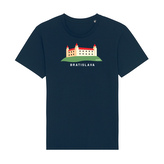 Tričko Bratislavský hrad modré Modré L