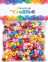 korálky plast neon 9mm 400ks