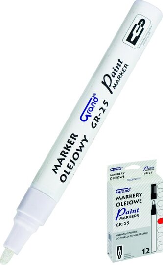 popisovač lakový GR-25 bílý 160-1962