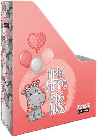 box na sešity skládací A4 Lollipop Thiny Hippo 24