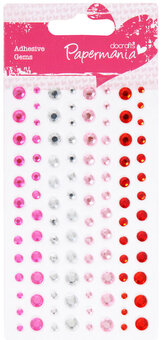 kamínky samolepící PMA 351413 104ks Red Hot