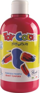 barva temperová Toy color 0.5 l  červená 10 tmavá