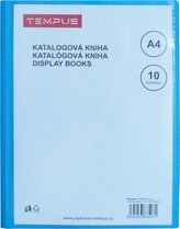 katalogová kniha  Tempus  10 listů modrá