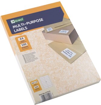 etikety A4 105,0 x 37,0 16ks 227010