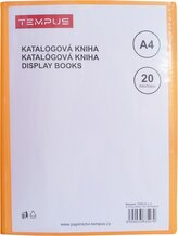 katalogová kniha  Tempus  20 listů oranžová