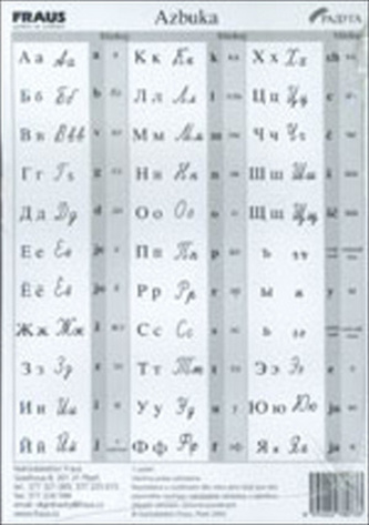Azbuka (sada 20 kartiček)