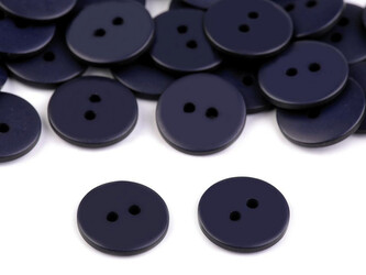 Knoflík velikost 24" - 50 ks - 5 (154) modrá temná