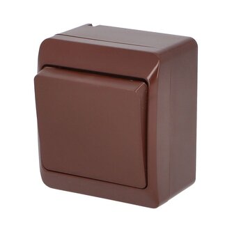 GALATEA IP44 Přepínač křížový č.7 (hnědá)