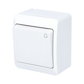 GALATEA IP44 Tlačítko symbol "zvonek" č.1/0 (bílá)