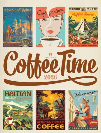 Coffee Time Kaffee-Plakate-Kalender 2026