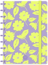 Kołonotes B5 100 k. z gumką Flores Lila CoolPack, Patio