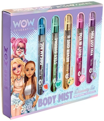 Mgiełka do ciała w sprayu 5 zapachów WoW Generation, Kids