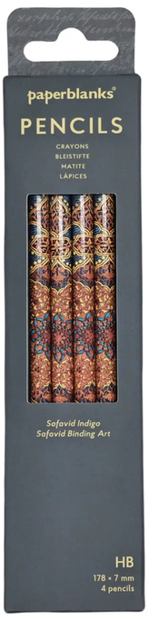Ołówek Safavid Binding Art Safavid Indigo op. 4szt, Paperblanks