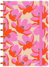 Kołonotes B5 100 k. z gumką Flores Rosa CoolPack, Patio