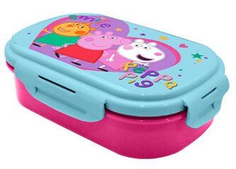 Pudełko śniadaniowe prostokątne ze sztućcami Peppa Pig, Kids