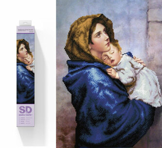 Haft diamentowy Diamond Dotz Diamentowa mozaika Madonna z dzieciątkiem DDR004