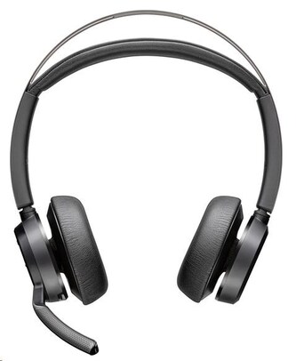Poly Voyager Focus 2 bezdrátová náhlavní souprava, USB-A/C adaptér, stereo