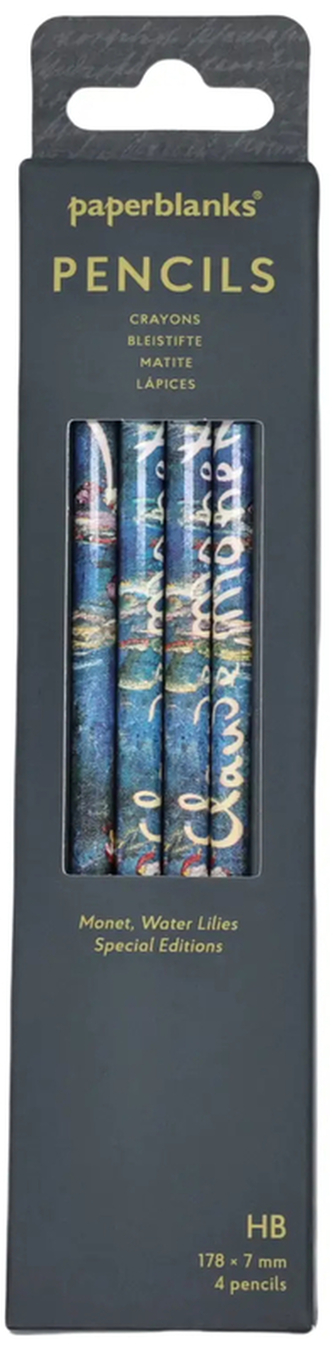 Ołówek Special Editions Monet Water Lilies op. 4szt, Paperblanks Ołówek Special Editions Monet Water Lilies op. 4szt, Paperblanks
