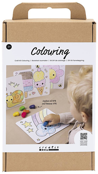 Zestaw do kolorowania od 3-go roku życia, Creative