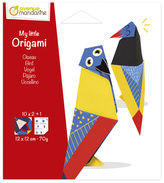 Zestaw Mini Origami Siedzący Ptak, Avenue Mandarine