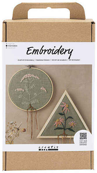 Zestaw do wyszywania Kwiaty w Ramkach, Creative