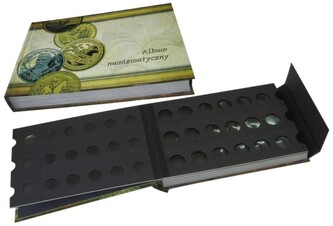 Album na monety 250x176, 8k, z klap. Warta