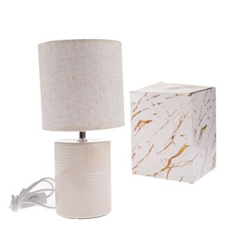 Keramická elektrická stolní lampa 33cm, 1/12