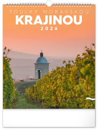 Kalendář 2026 nástěnný: Toulky moravskou krajinou, 30 x 34 cm