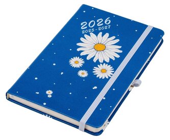 Kalendarz 2025/2027 A5 18M tyg. Hip Hop stokrotka