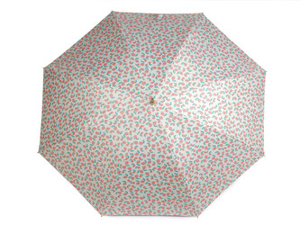 Dámský vystřelovací deštník - 1 ks - 1 bílá růžová světlá