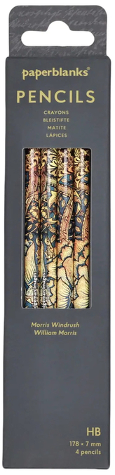 Ołówek William Morris Morris Windrush op. 4szt, Paperblanks