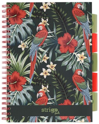 Kołonotes Project Book A4 Papuga Czarny 100k kratka 80g, Strigo