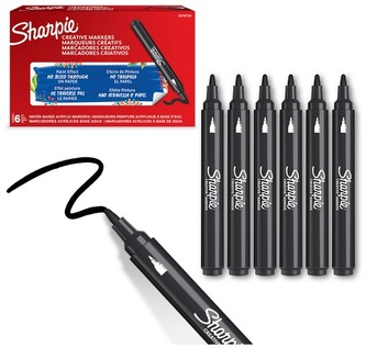 Marker akrylowy Black-czarny., Sharpie