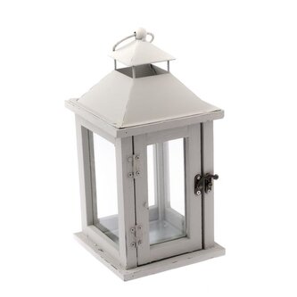 Dřevěná lucerna - šedá, 0/8